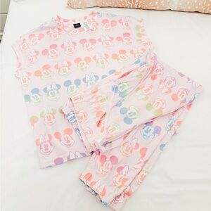 Pastel Disney women's pajamas small brand new